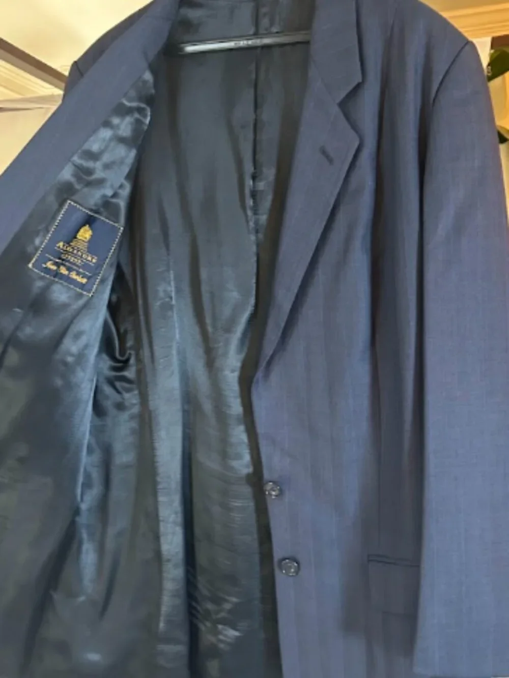 Navy blue suit set